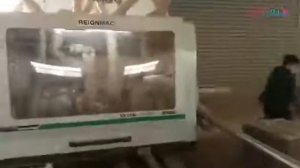 Двухсторонний станок для обработки дверной царги ( сверление и фрезерование)