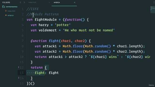 JavaScript Adv Concepts Modules 1003 Module Pattern