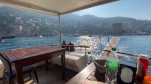 Прогулка на Яхте . Турция Аланья .