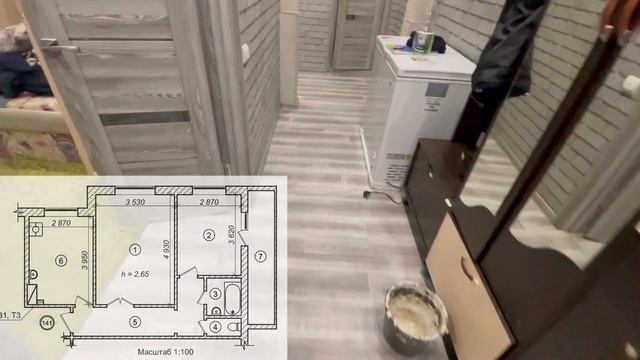 ? ? Кейс: демонтаж кладовки и расширение кухни в панельном доме.
