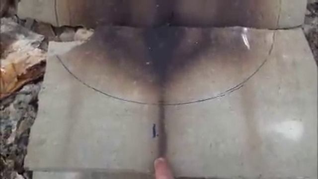 Возгорание пола бани, чугунная печь, минерит.