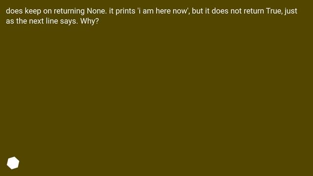 Recursive code returns None смотреть онлайн