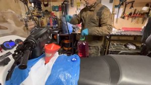 Снегоход. Датчик уровня топлива. Приведение в соответствие с остатком топлива в баке.