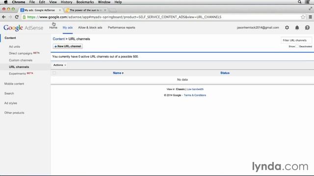 Урок 5.3 Настройка url-каналов в Адсенс смотреть онлайн