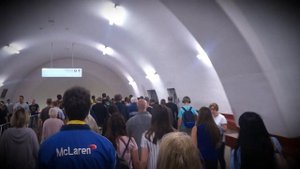 Ужасы московского метро//Час пик в метро