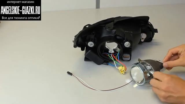 Как разобрать-собрать фару. Разбор фары Hyundai Getz. Установка биксеноновых линз. смотреть онлайн