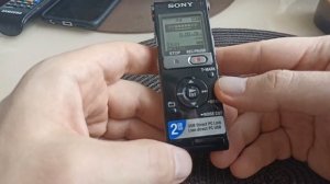 Диктофон SONY видео обзор