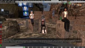 Educative Event in Second Life: VWBPE22 Quadrivium about Assessment in Virtual Learning Spaces