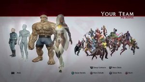 Все Персонажи и Костюмы Marvel Ultimate Alliance 2