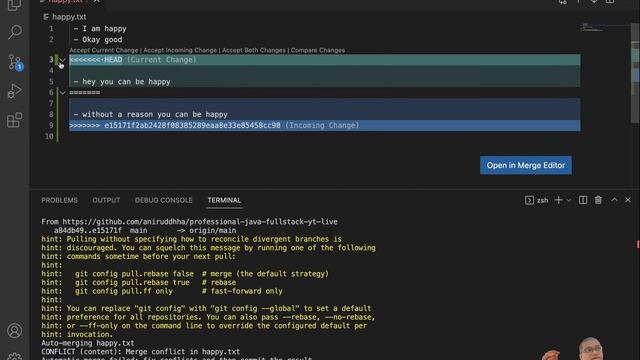 Professional Java Full Stack Developer Course : Session 3 : Git Basics 3