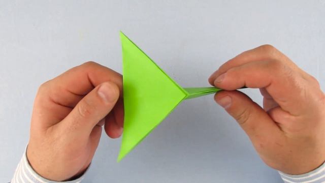 катапульта из бумаги / легкое оригами / оригами катапульта