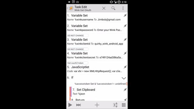 Wink/Tasker Integration: Configure your Username and Password смотреть онлайн