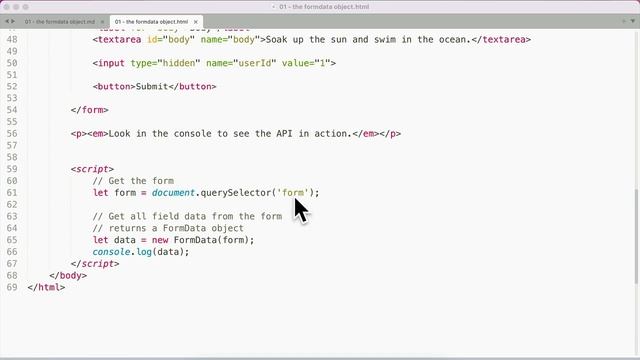 How to serialize form fields with modern JavaScript смотреть онлайн