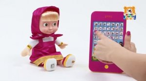 Мягкая игрушка мульти-пульти Маша с планшетом