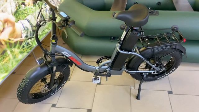 Новинка 2023: Складной Электрофэтбайк Eco Drive V6 с запасом хода до 150км. 48V21Ah,мотор 1000W