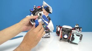 Тоботы трансформеры: Тобот С полицейская машинка трансформируется в робота. Распаковка.