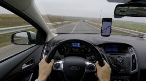 Ford Focus MK3 1.6 TDCi - POV test drive | city - highway - country road (ASMR 3D binaural audio)
