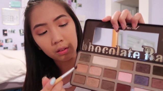 nude peach glam | homecoming makeup 2017 & VLOG смотреть онлайн