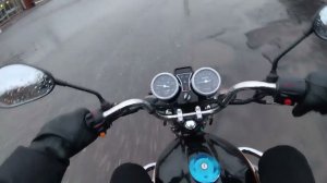 Покатушки по городу на Альфе. Первая покатушка в сезоне.