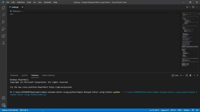 Make Notepad in python with source code | Notepad Python Code