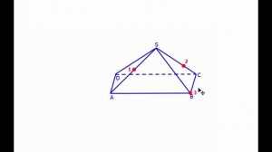 Построение сечений (часть 1). Пирамиды. сечение