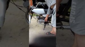 мопед дельта с поршнем от хонды дио
