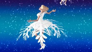 Очень красивое новогоднее релакс видео снежинки танец снежинок зима