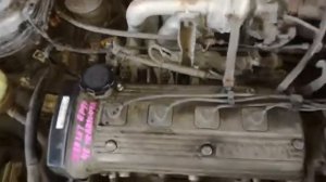 Контрактный двигатель Япония TOYOTA STARLET / Тойота Старлет / EP91 4E-FE 2140252 А/Т 2WD