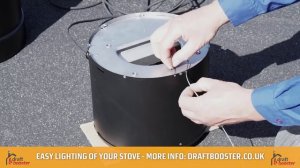 Draftbooster chimney fan - Easy lighting of your stove