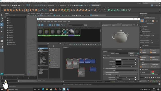 Как красить объект в Maya. Уроки Maya 3D