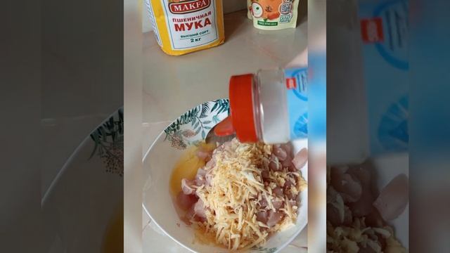 Куриные рубленые котлеты с сыром за 20 минут, рецепт #рецепты #еда #влог смотреть онлайн