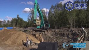 Строительство водовода Ду 800 мм из труб ВЧШГ с соединением TYTON и RJS