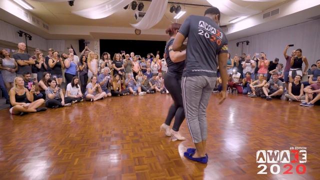 Eddy Vents & Lucia Kizomba Demo at AWAKE 2020 смотреть онлайн