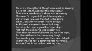 Sonnet 102   The Philomel