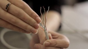 Прямой обжим витой пары