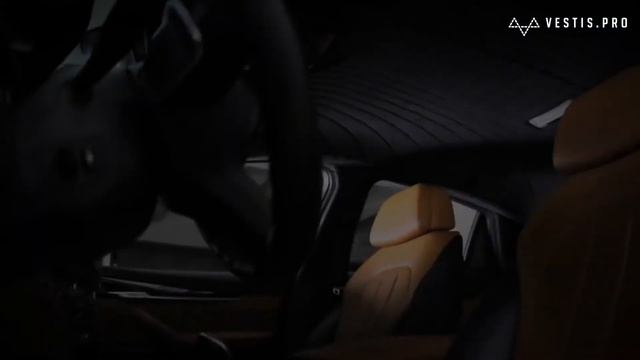 Перетяжка потолка BMW X6 F16   Дизайнерская серия Signature