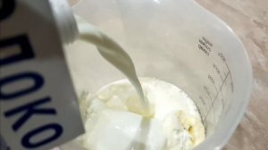 Протеиновый коктейль с бананом за 1 мин