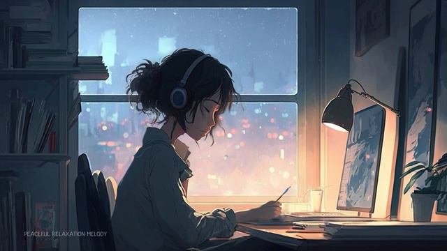 Peaceful Piano Music for Sleeping, Studying or Relaxation - Rain Sounds & Insomnia, Stress Relief смотреть онлайн