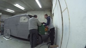 3часть,wv transporter.T4,снимает лобовое стекло,разговоры,беседа,ford tranzit
