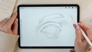 Как нарисовать живые глаза | Как нарисовать глаз поэтапно | Урок Procreate