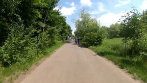 Москва велодорожка по Битцевскому парку от развилки в парке до Северного Чертаново, 09 июня 2013 г.