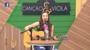 BARBARA FERRARI NO CANÇÃO E VIOLA COM HAVAÍ