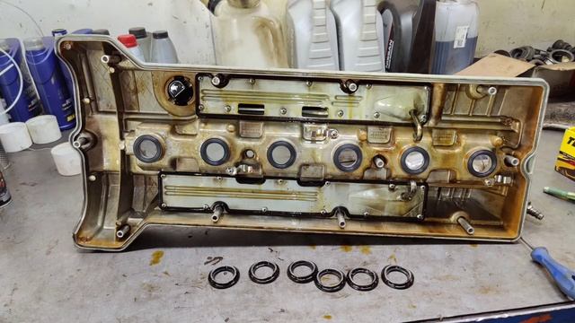 Поиск и устранение течи масла на двигателе M104