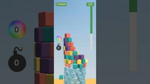 3D Color Tower - Tower Color - Цветная башня - Цветные кубики