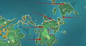 ЛЕЧЕНИЕ ДЛЯ САКУРЫ где найти ГРОМОВЫЕ САКУРЫ громовые сакуры расположение геншин импакт №35