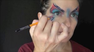 Tribal Butterfly Face Painting Tutorial