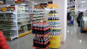 Открытие супермаркета в Абае