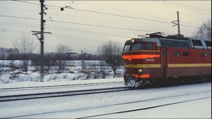 "Электровозы ВЛ10У-579 и ЧС2Т-956, ст. Полюстрово"