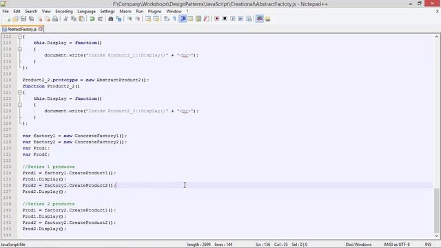 Abstract Factory Design Pattern In JavaScript
