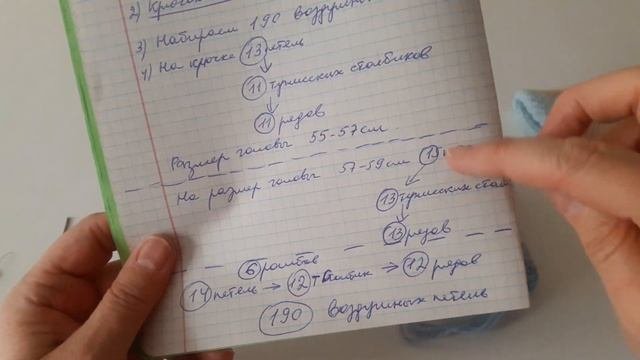Вяжем повязку на голову. Энтерлак. Экспресс МК. Видео № 2.